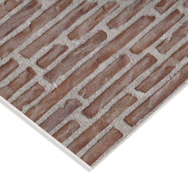 26000700010-2 Fibrocemento Simplísima Ladrillo Artesanal Rojo 1200x2400x6mm Pizarreño