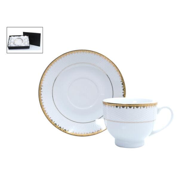 Juego Tazas Cafe 90cc Drama Rose Concepts