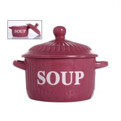 Tazon Sopa Rojo 12.2x10.7x6.9 Concepts