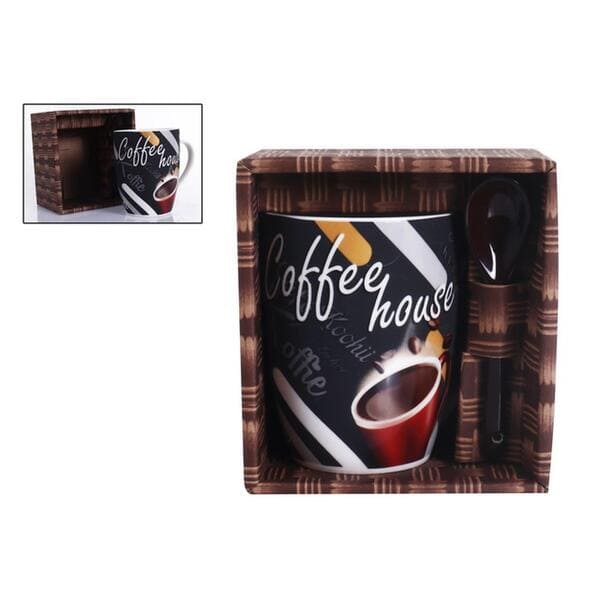 Tazon Con Cuchara 11oz Coffee House Concepts