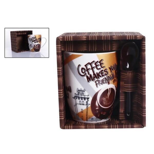 Tazon Con Cuchara 11oz Friendly Concepts