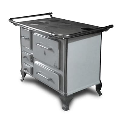 Cocina a Leña Mueble 90 Blanca Krieger