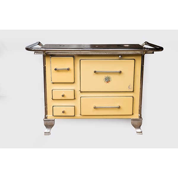 Cocina a Leña Mueble 80 Amarilla Krieger