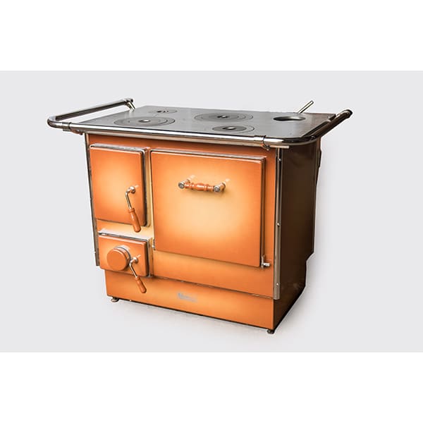 Cocina a Leña Combustión Controlada 90x60 Difumada Krieger