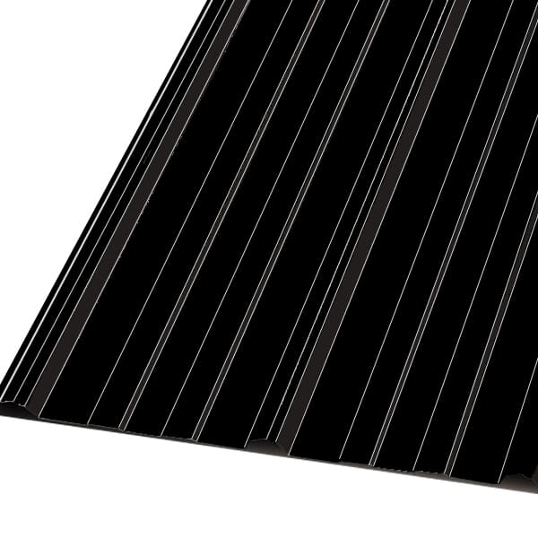 Plancha zincalum FR-5D 0.35 x 762 x 3000mm Prepintado Negro Formasur