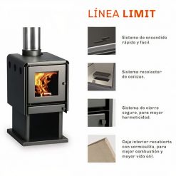 Calefactor a Leña Limit 360 Bosca