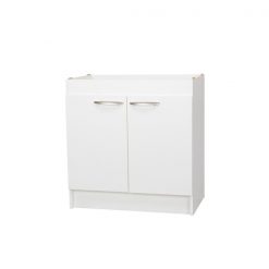 Mueble Lavaplatos 2 Puertas Color Blanco. 0.80mts.
