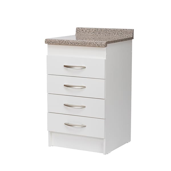 Cajonera Cocina Blanco 4 Cajones Cubierta Granito 0.50mts.