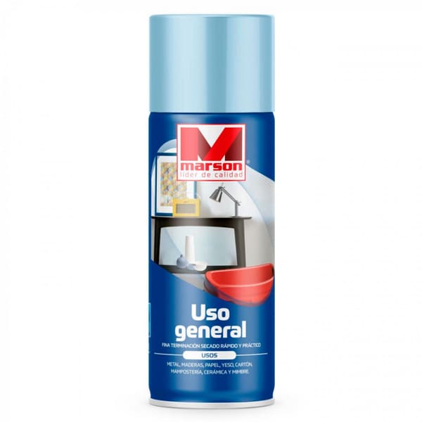 Spray Esmalte Celeste 485 ml Uso General Marson
