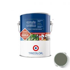 Esmalte Sintético Profesional Color Gris Maquina 1 Galón Tricolor