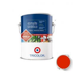 Esmalte Sintético Profesional Color Rojo Mandarín 1 Galón Tricolor