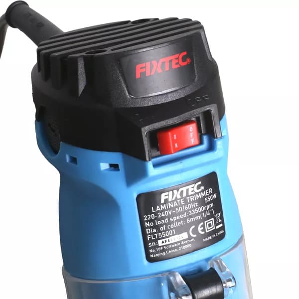 10005200031-2 Recortadora Enchape 1/4'' 550W FLT55002 Fixtec