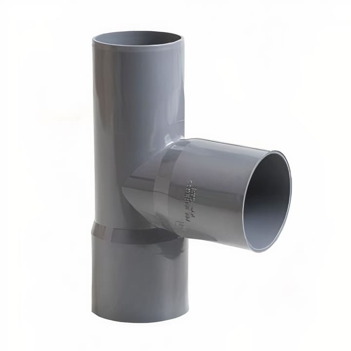 Tee Sanitario Gris 110mm x 50mm