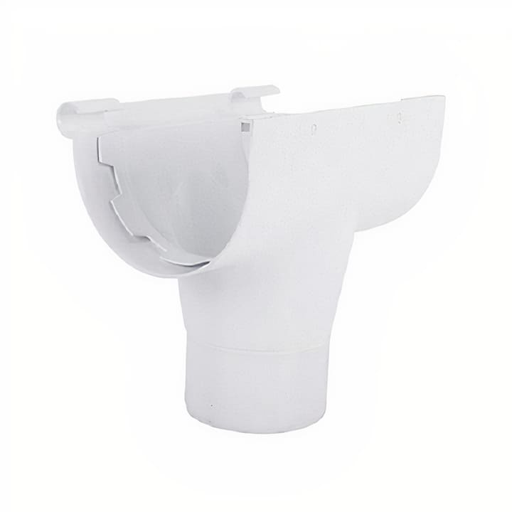 Bajada PVC con Dilatación Blanca P-25