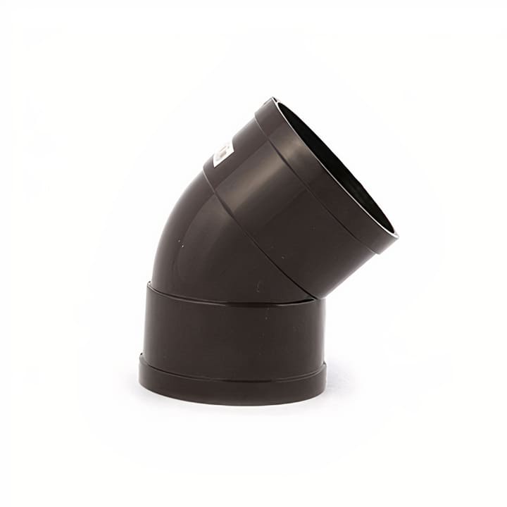 Codo 45° PVC H-H Marrón P-25