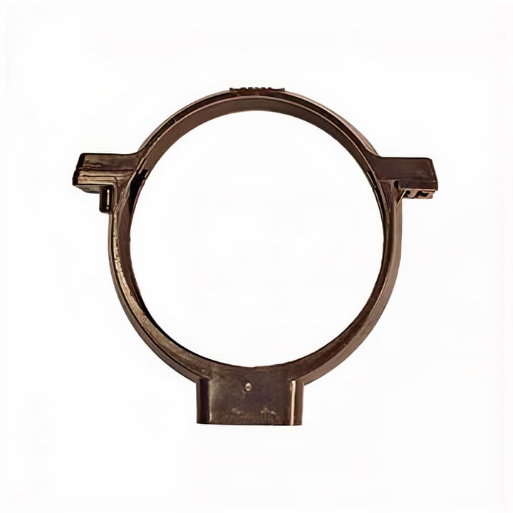 Abrazadera Tubo PVC de Marrón Blanco P-25