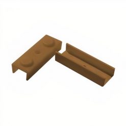 Patín RTA U 15 mm Color Café DVP