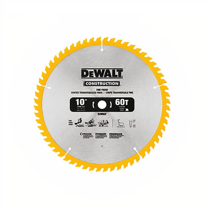 Disco Sierra 10" x 60 Dientes Corte Fino Madera DW3106 DeWalt