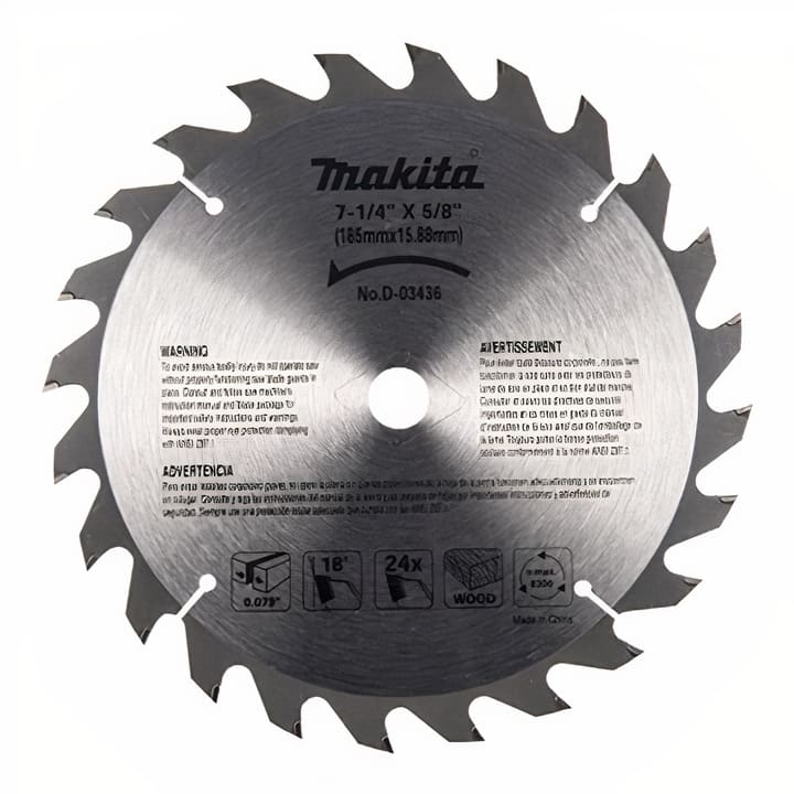 Disco Sierra 7 1/4 Pulgadas x 24 Dientes D-03436 Makita