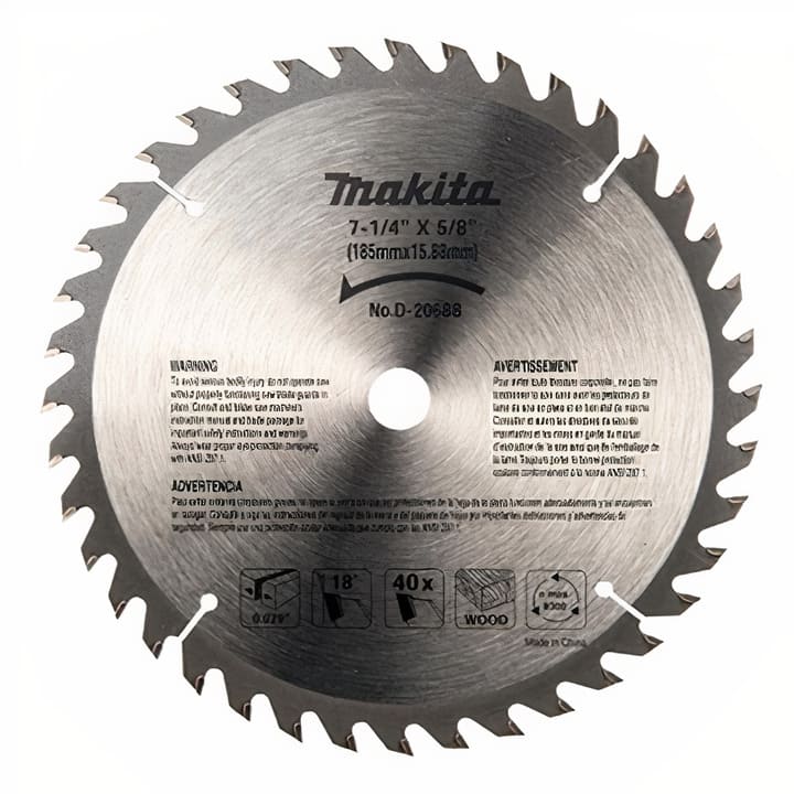 Disco Sierra 7 1/4 Pulgada x 40 Dientes D-20688 Makita