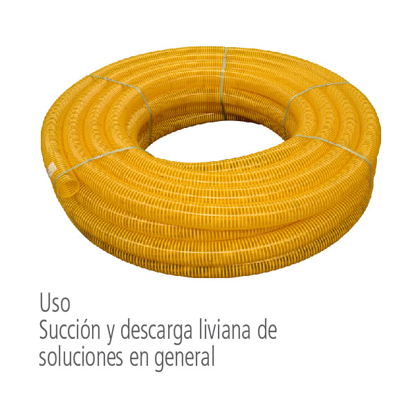 Manguera Liquiflex Amarilla 32mm 50 Metros Petroflex