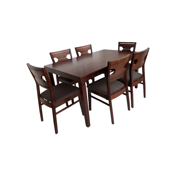 Comedor Llanquihue Capuccino 6 Sillas fjäder
