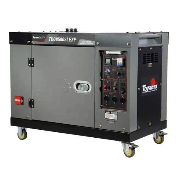 Generador Diesel TDG8500SLEXP Cabinado 7 KW Partida Electrica Toyama