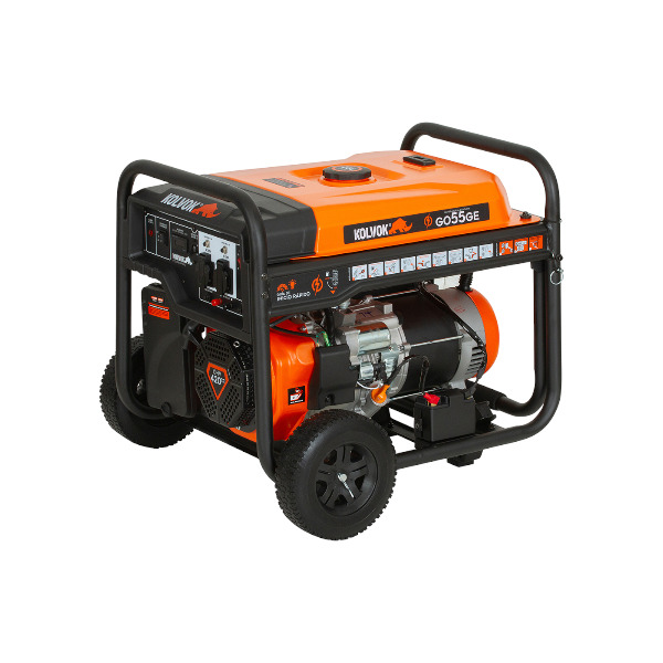 Generador eléctrico a gasolina 5.5 kVA GO55GE Kolvok