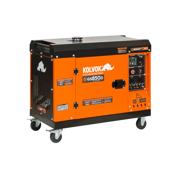 Generador eléctrico a diesel 6.5 kVA GS850D Kolvok