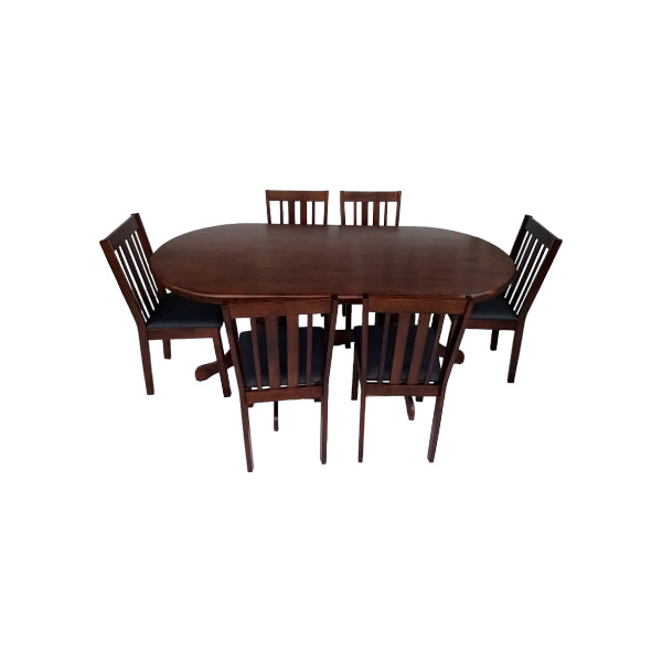 Comedor Bertrand Cappuccino 6 Sillas fjäder