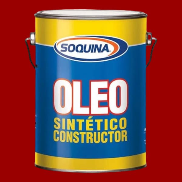 Óleo Sintético Constructor 1 Galón Bermellón Soquina