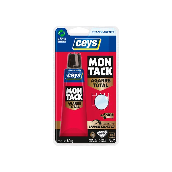 Silicona de Contacto Montack Agarre Total 80 grs Ceys
