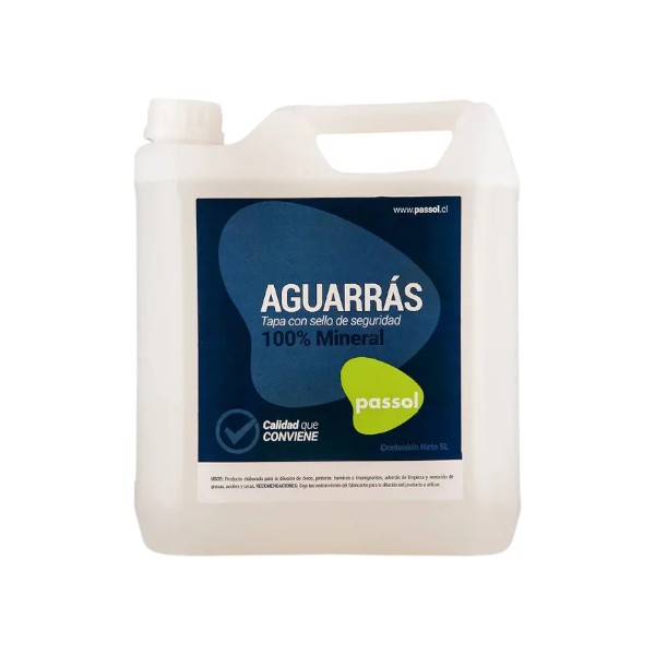 Aguarras Mineral 5 Litros Passol