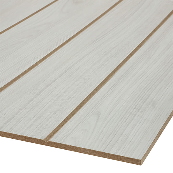 Tablero MDF Ranurado Teka Ártico 6mm 1.22×2.44 mts Arauco