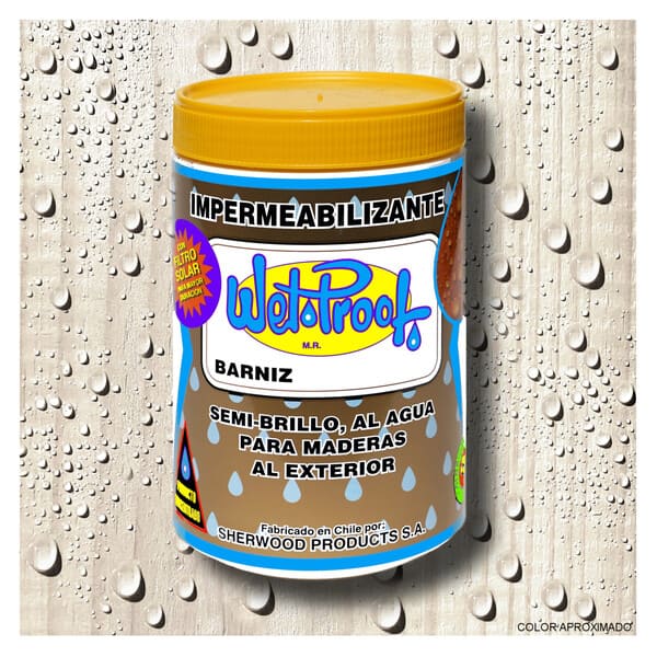 Barniz Incoloro 1/4 Galón Wet Proof