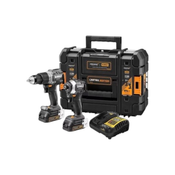 Kit Taladro Percutor + Atornillador de Impacto Inalámbrico 20V Mclaren Edition DCK200ME2GT-B2 DeWalt