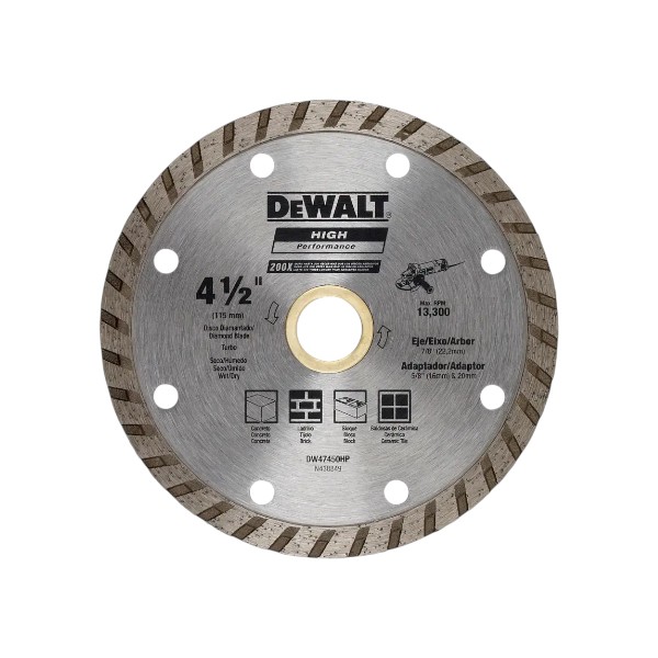 Disco Diamantado 4 1/2'' DW47450L DeWalt