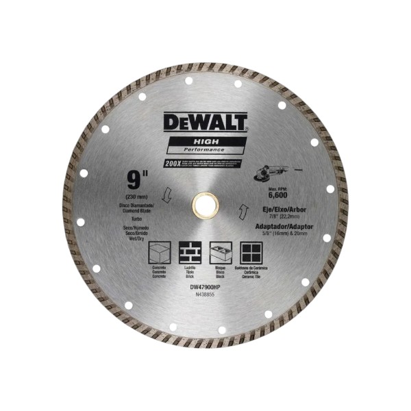Disco Diamantado 9'' 47900L DeWalt