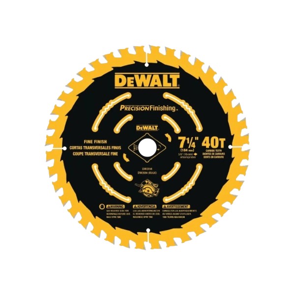 Disco de Sierra 7 1/4'' 40D DW3194 DeWalt