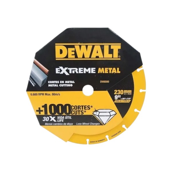Disco Diamantado Extreme Metal 9'' DW8590 DeWalt