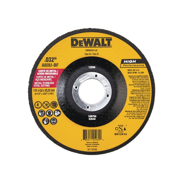 Disco Traslapado 7'' G60 DW8423C DeWalt
