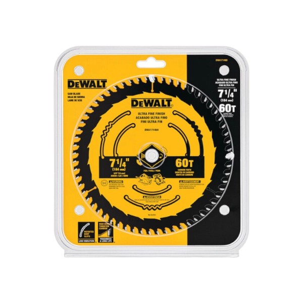 Disco de Sierra 7 1/4'' 60D DWA171460 DeWalt