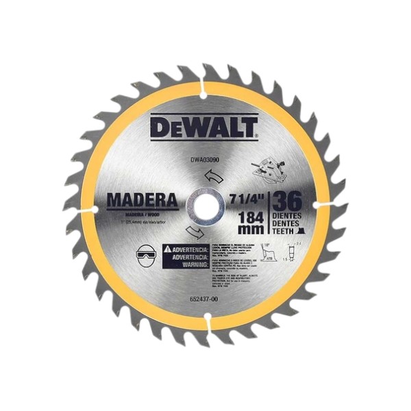 Disco de Sierra 7 1/4'' 36D DWA03090 DeWalt