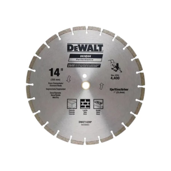 Disco Diamantado 14'' DW47142HP DeWalt