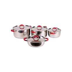 Batería Acero Inoxidable 8 Piezas Nizza Doral