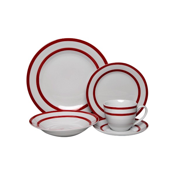 Juego de vajilla 30 piezas Royal Full Decal Doral