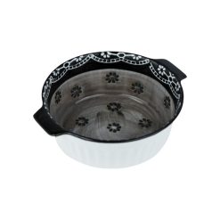 Set 2 Bowls Ceramica Gris 12x4 cms