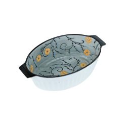 Set 2 Bowls Ovalado Ceramica 16x9x5 cms