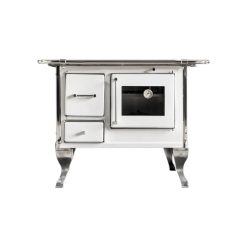 Cocina a leña Villarrica 80 Blanca Alcazar