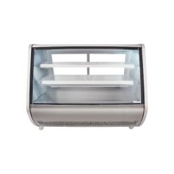 Vitrina Refrigerada Vidrio Curvo FER-1500 Inox Ventus